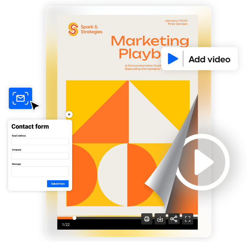 Image of an interactive PDF document made with Flipsnack