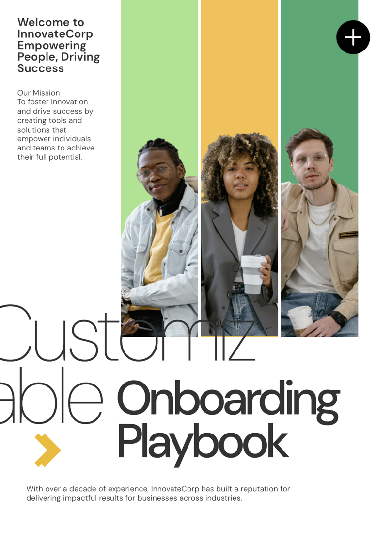 Customizable Onboarding Playbook Template Example