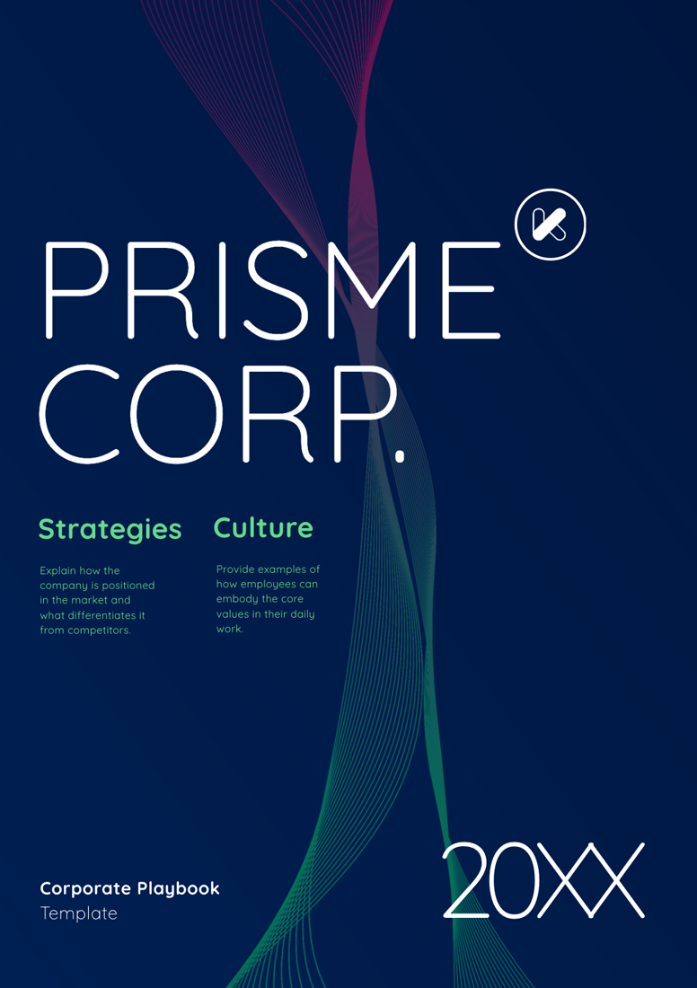 Corporate Playbook Design Sample