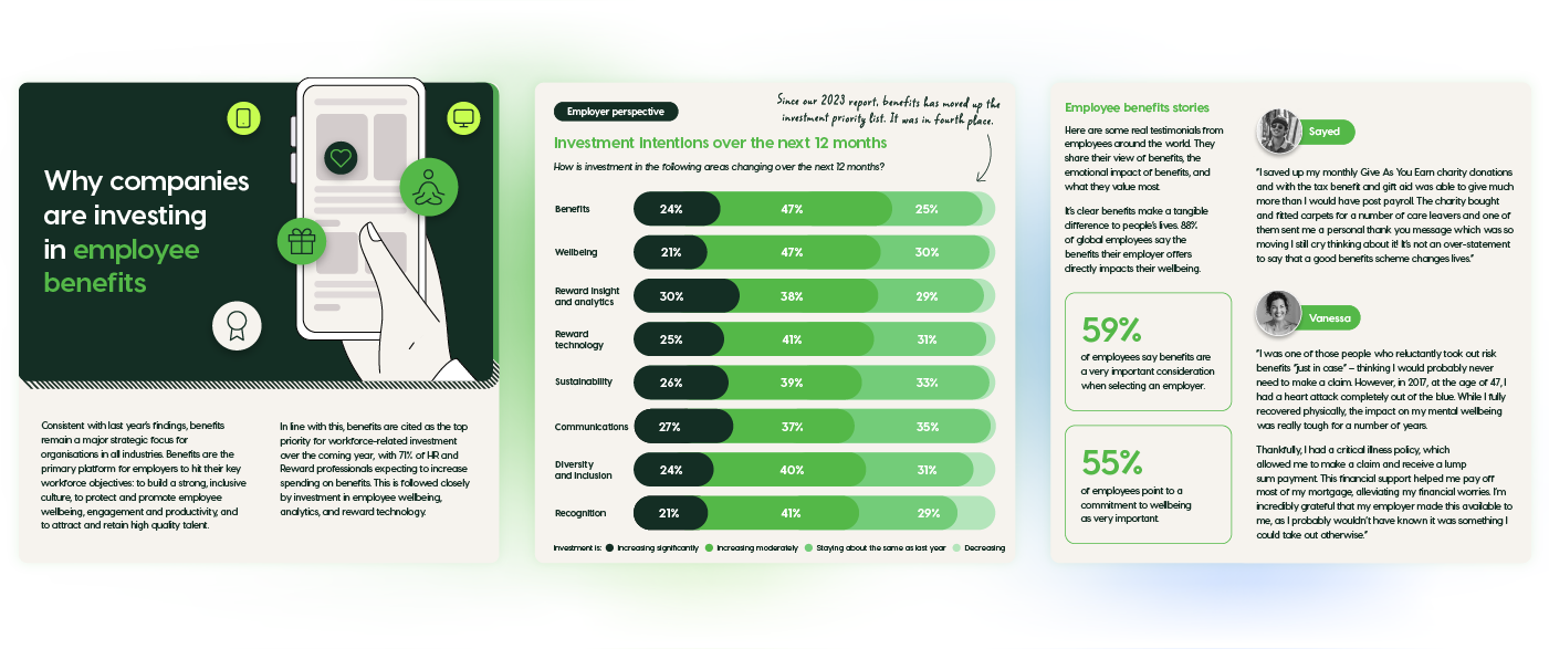 Report statico di Benifex senza interazioni e analisi
