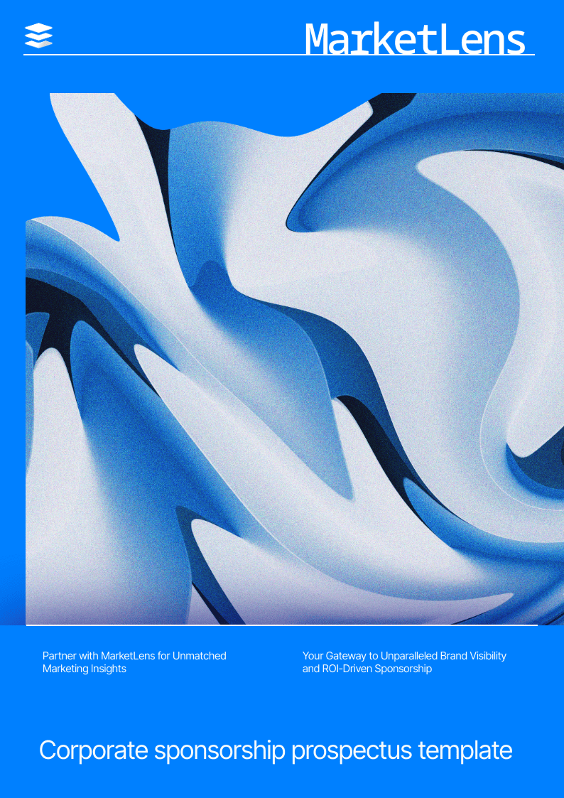 Esempio di modello di prospetto di sponsorizzazione aziendale