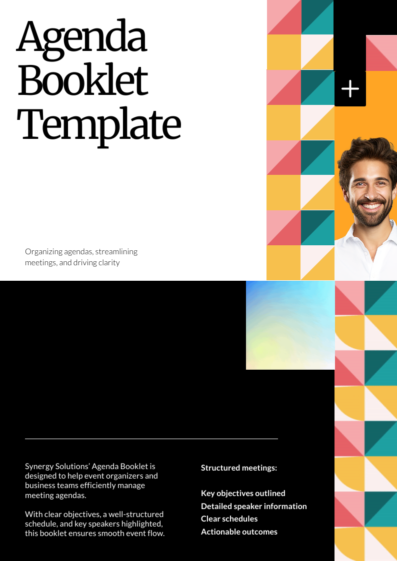 Modelo de livreto de agenda criado na Flipsnack