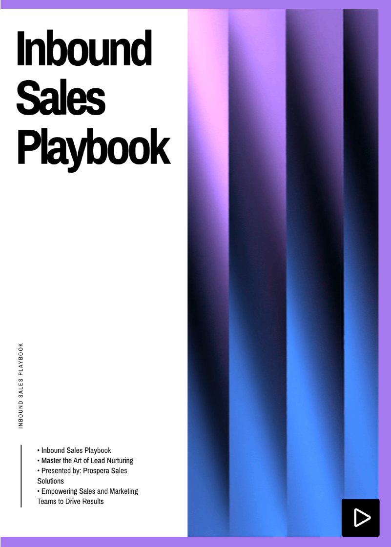 Plantilla de Playbook de ventas iniciales