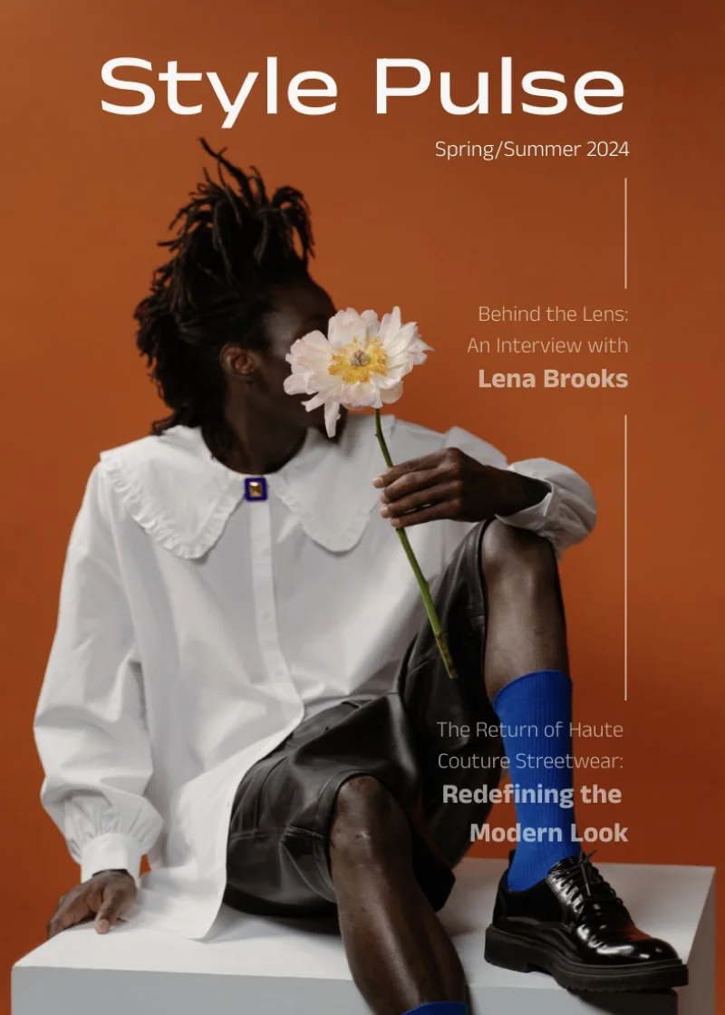 Online Interactive Fashion Magazine Template Example