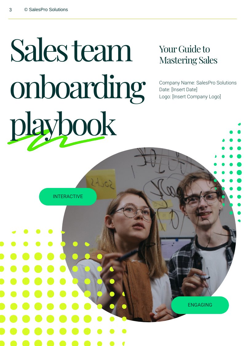 Onboarding playbook
