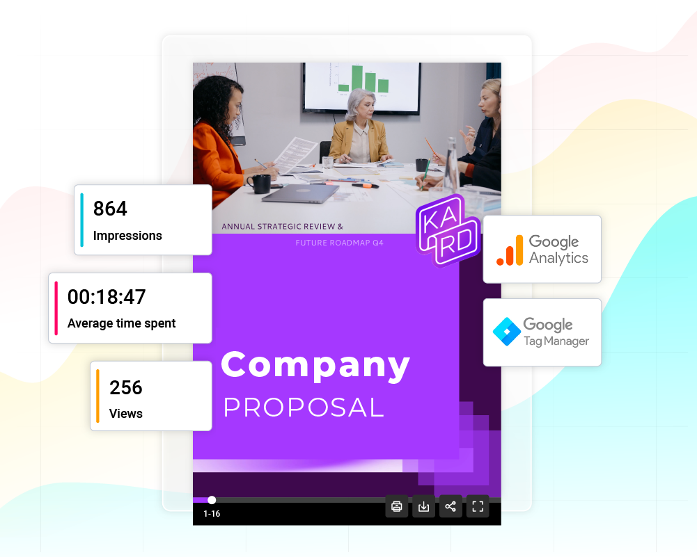 Verschiedene Analysen in Flipsnack