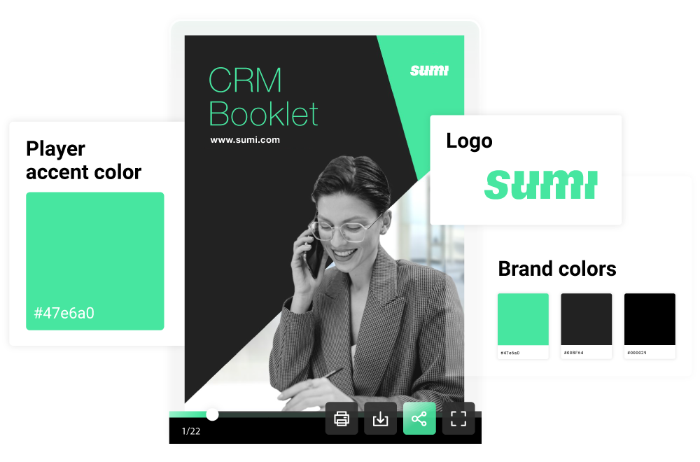 Image of a flipbook shared via email with Flipsnack