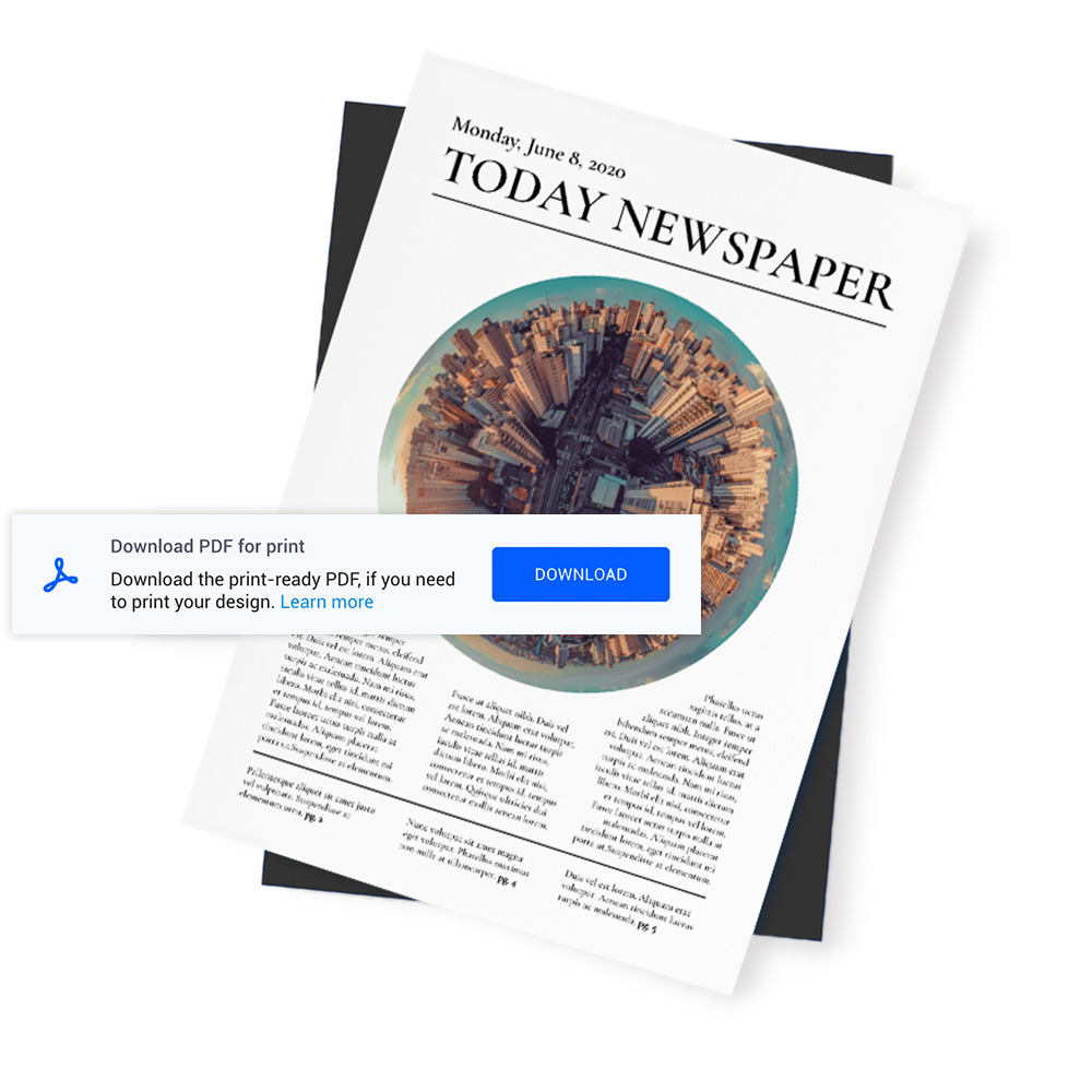 Online Newspaper Maker Design A Newspaper Try For Free Flipsnack