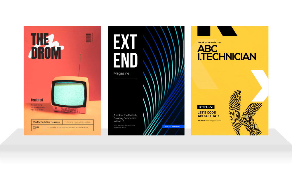 Bibliothèque de flipbooks créée avec Flipsnack