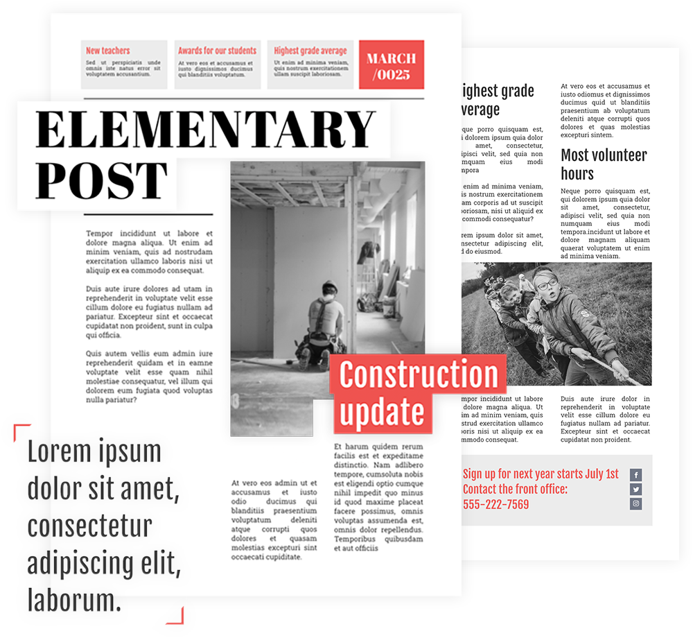 Flipsnack Newspaper Template