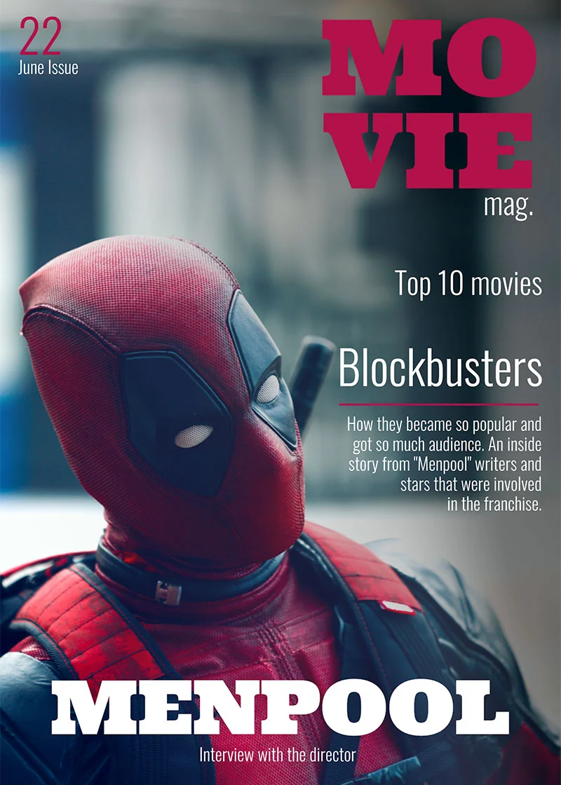 Movie Magazine Design
