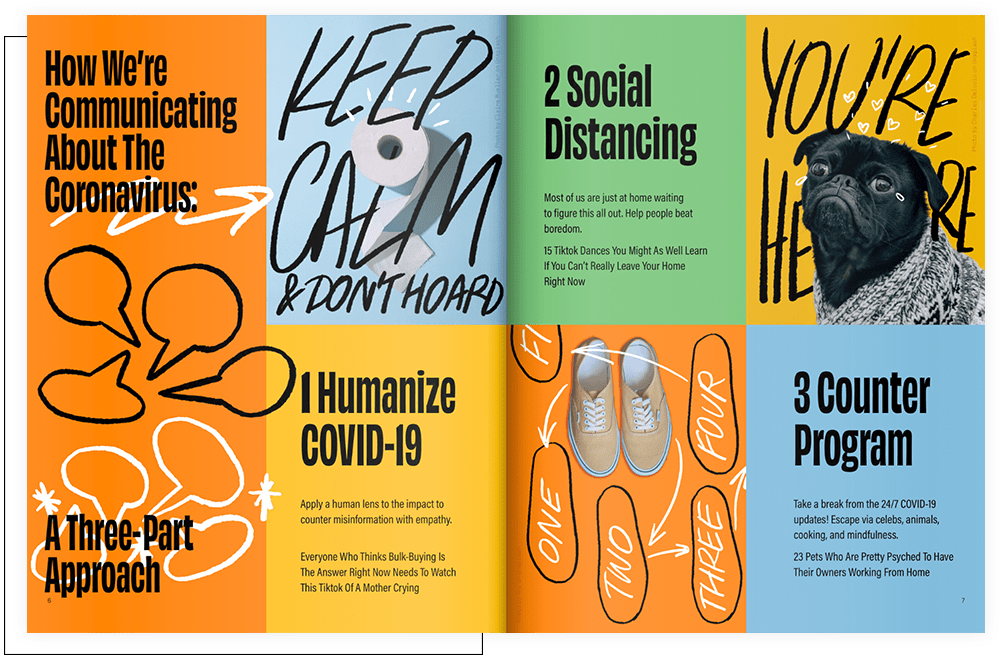 catalogo realizzato da un'agenzia di marketing