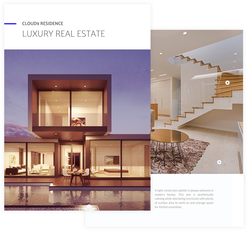 catalogo realizzato dall'agenzia immobiliare