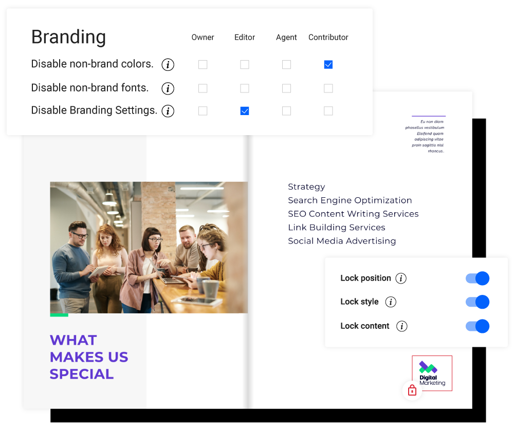 Geschützte Marken-Vorlagen, die mit Flipsnack erstellt wurden