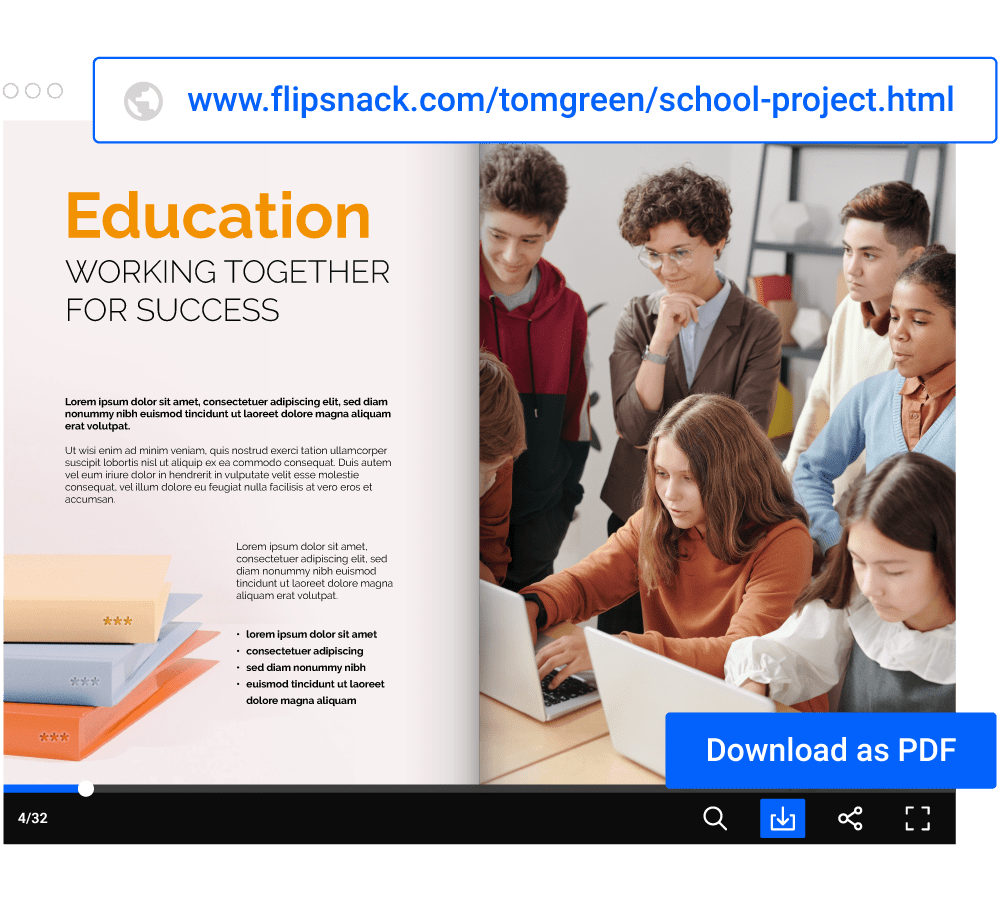 Onderwijs flipbook gemaakt in Flipsnack en gedeeld via link