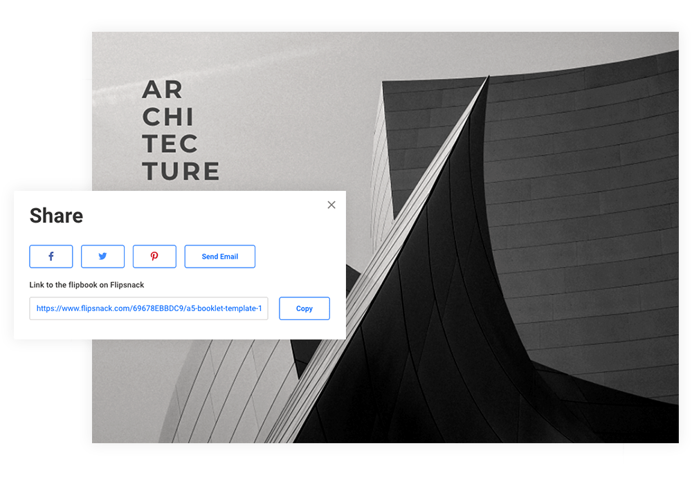 share catalogs on social media
