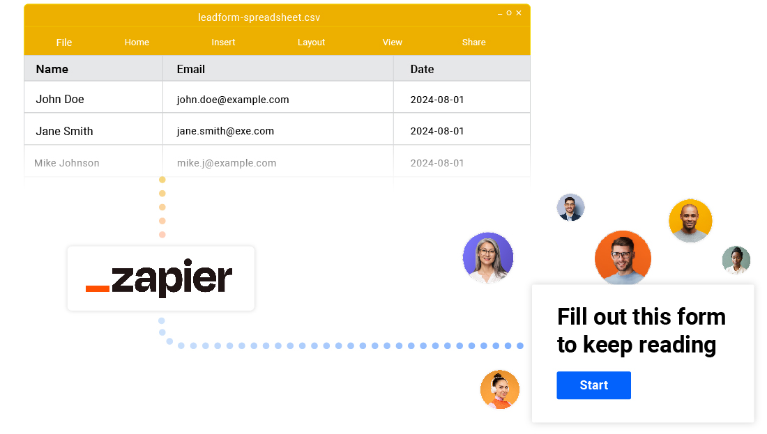 Transfer lead form to Hubspot via Zapier