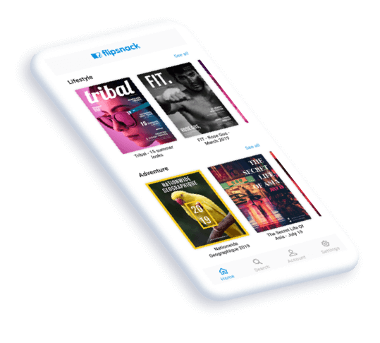 Flipbook para dispositivos móviles