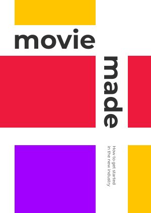 Design de magazine coloré