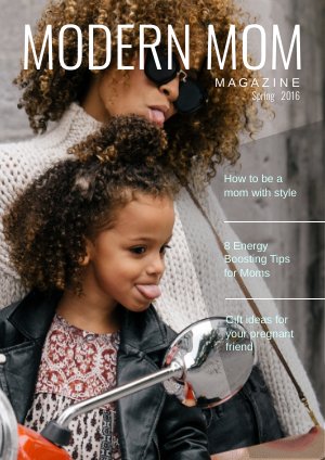 Design de magazines de mode pour femmes