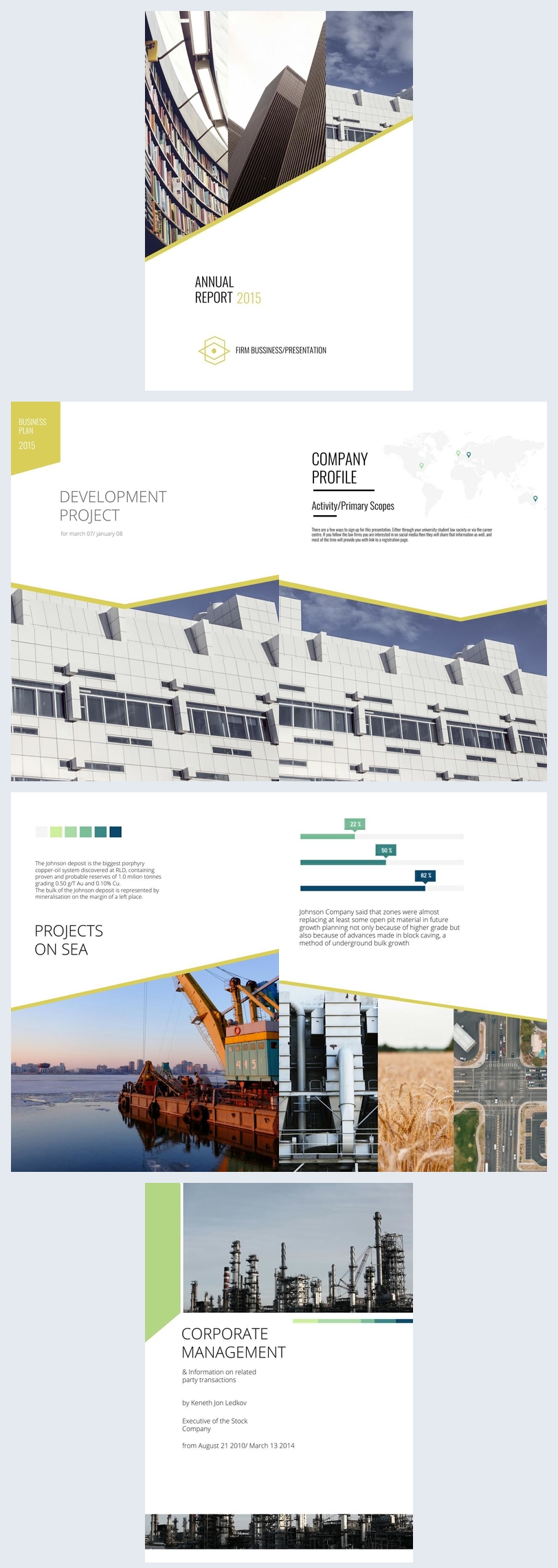 Design per report annuale