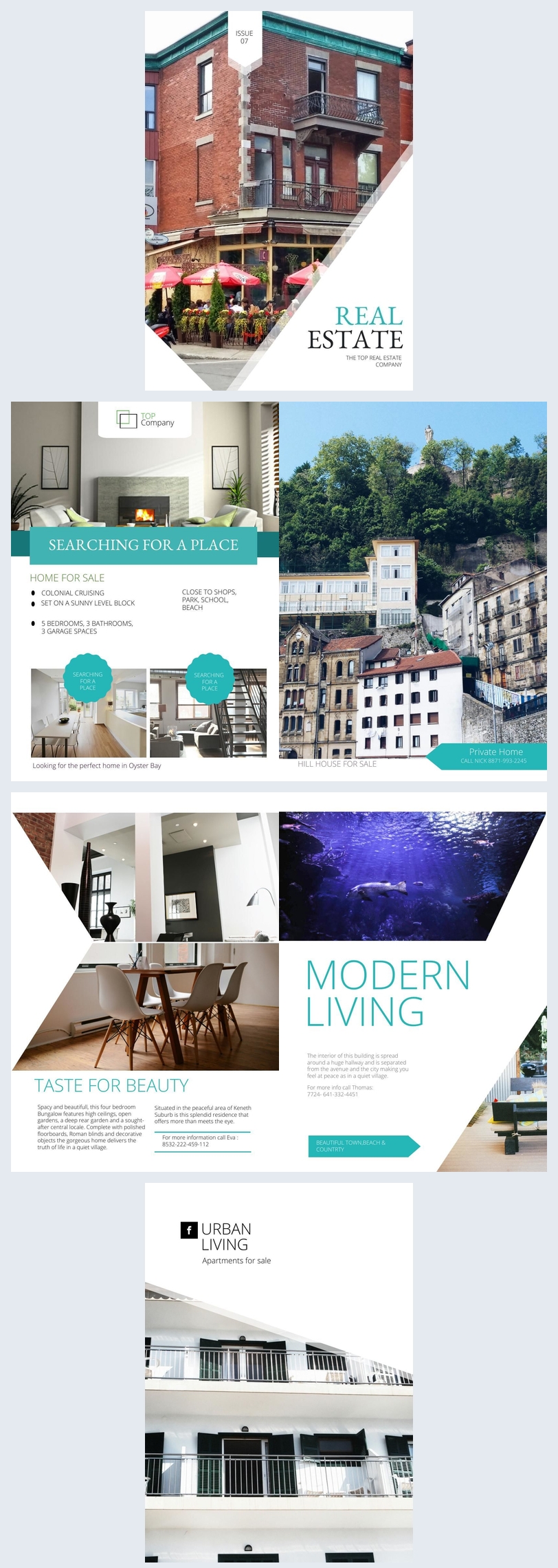Free Real Estate Brochure Template Flipsnack