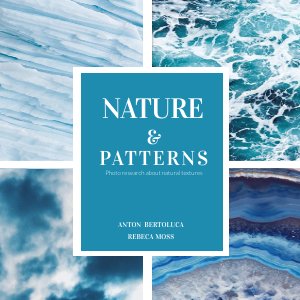 Blue and White Book Cover Design