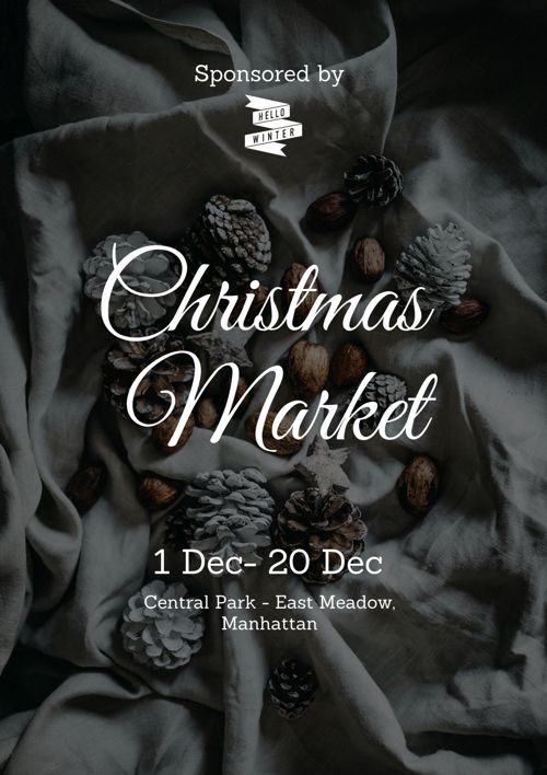 Weihnachts-Event Flyer-Design