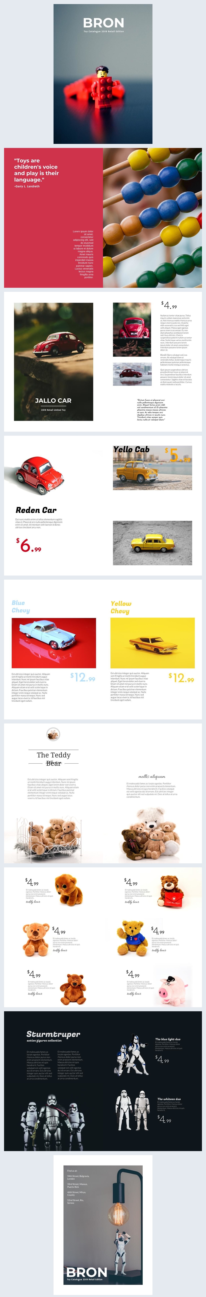 Fun Pdf Catalog Example Free: Colorful Toys Catalog / Brochure Template - Flipsnack