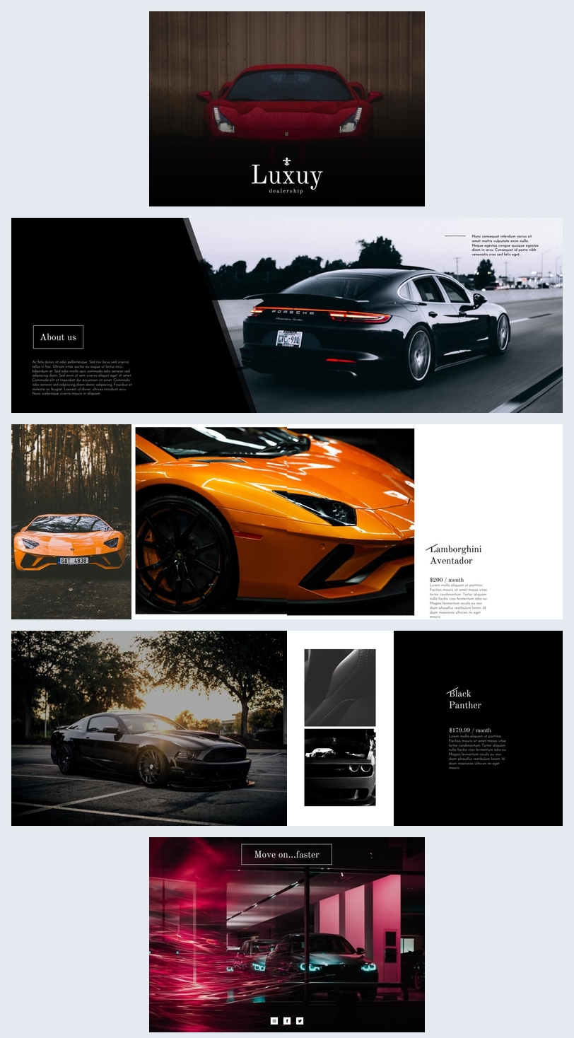 Luxury Car Brochure Template Design Flipsnack