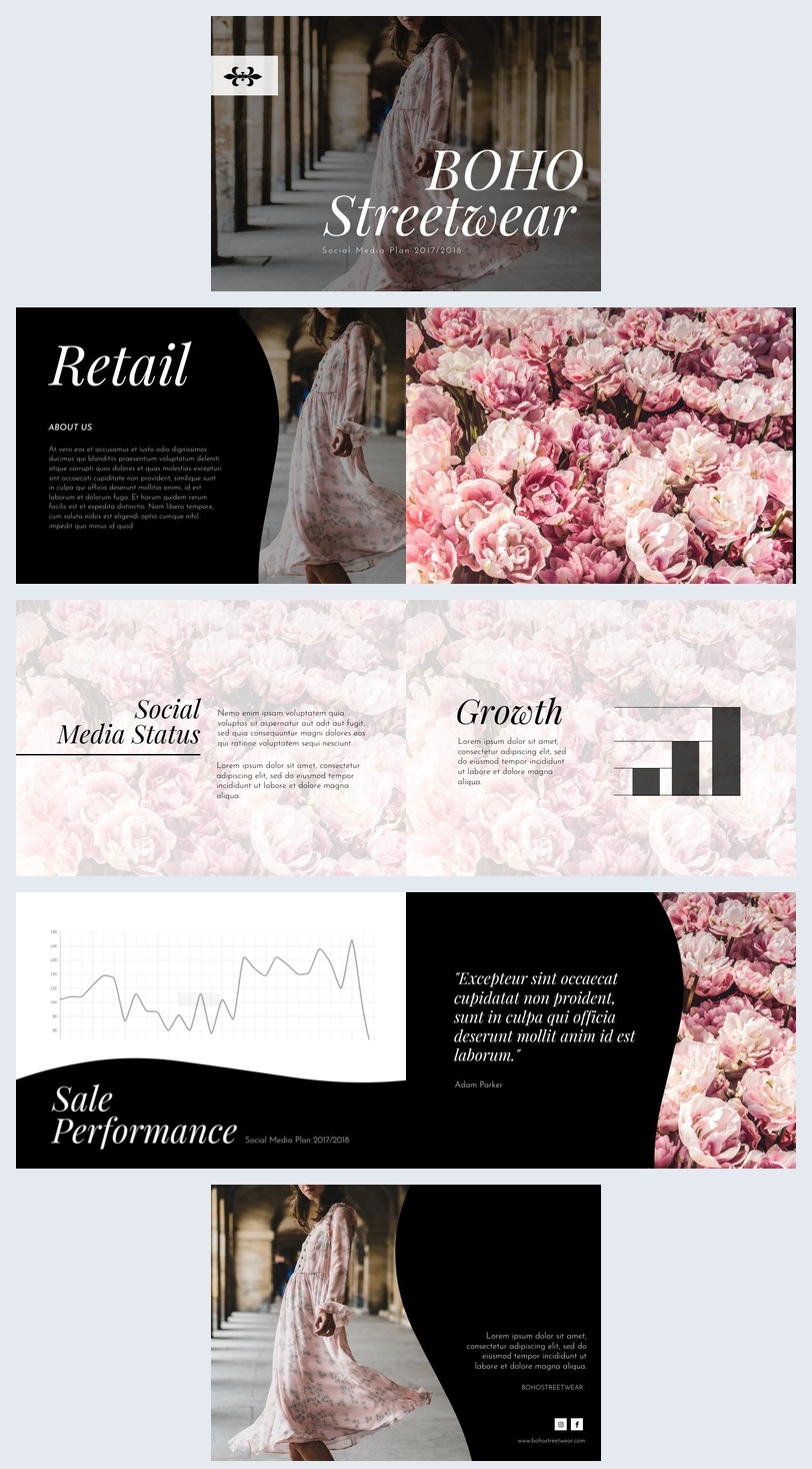 Free Social Media Strategy Presentation Template Flipsnack