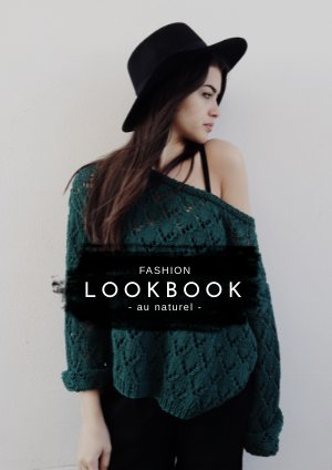 Plantilla sin costo para portafolio de lookbook y de modas