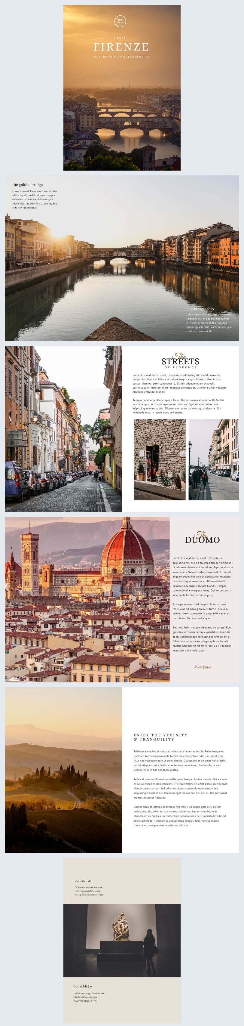 Impactante Plantilla Para Folleto De Viajes Y Turismo Flipsnack