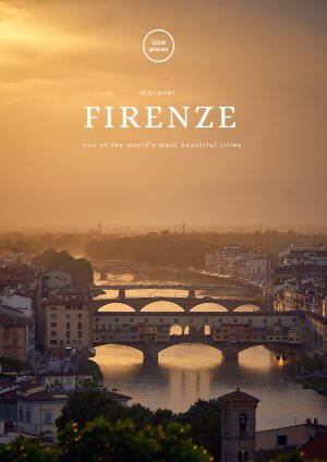 Beeindruckende Reis & Tourismus-Broschüren-Vorlage