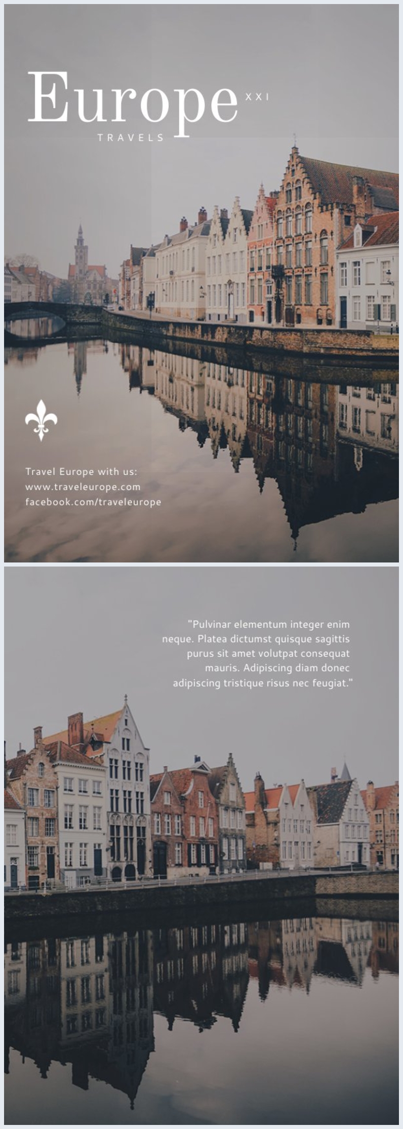 Schone Stadtereisen Flyer Vorlage Design Flipsnack