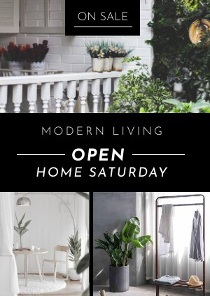 Modèle de flyer d'invitation aux journées portes ouvertes