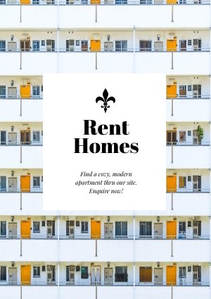 Modèle de flyer de location immobilière