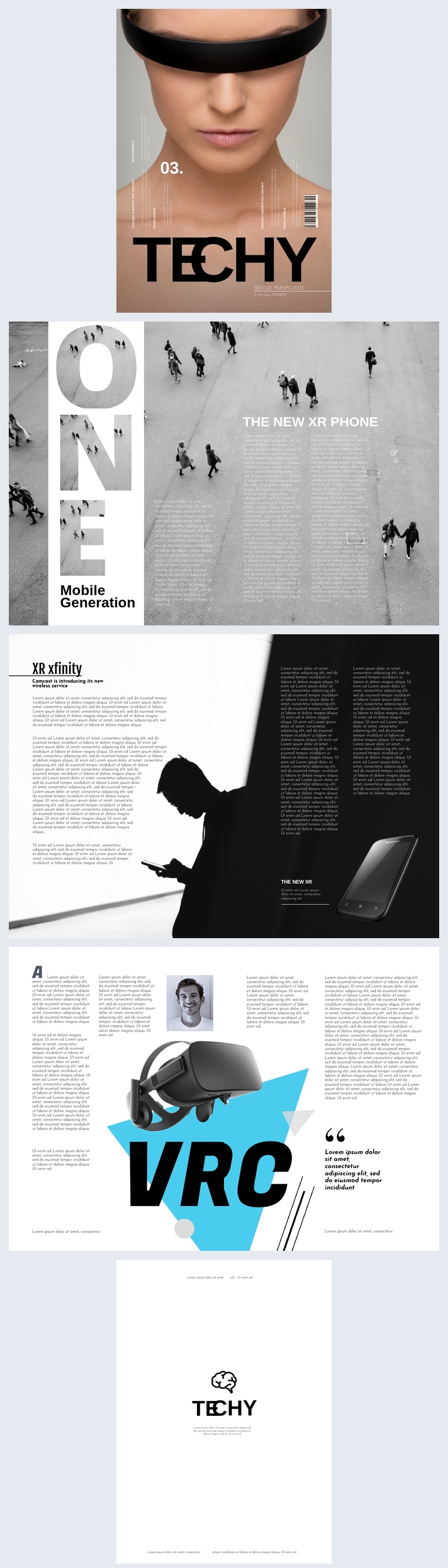 Free: Creative Tech / Technology Magazine Template - Flipsnack