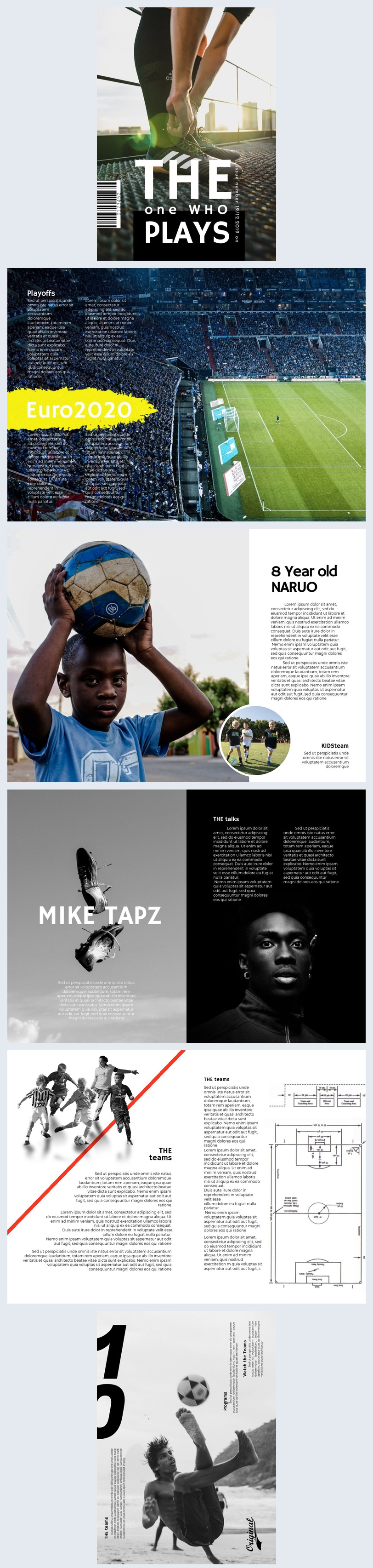 Soccer / Football Magazine Template