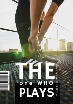 Modèle de magazine de football