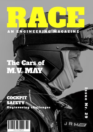 Modèle de magazine de course automobile