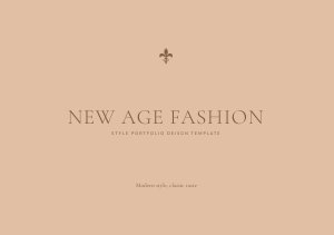 Plantilla para portafolio de estilista 