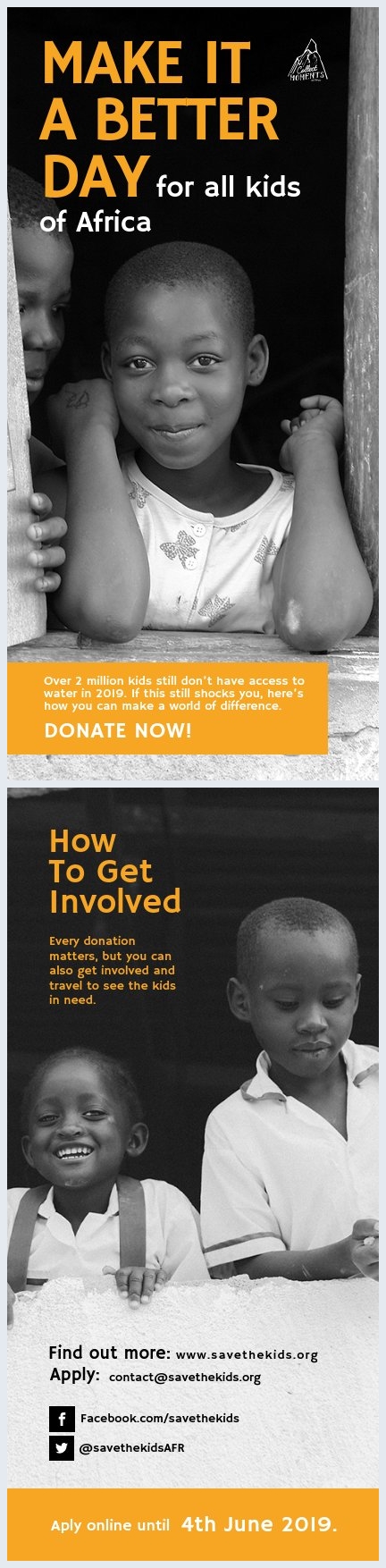 Modèle de flyer pour organisation à sans but lucratif