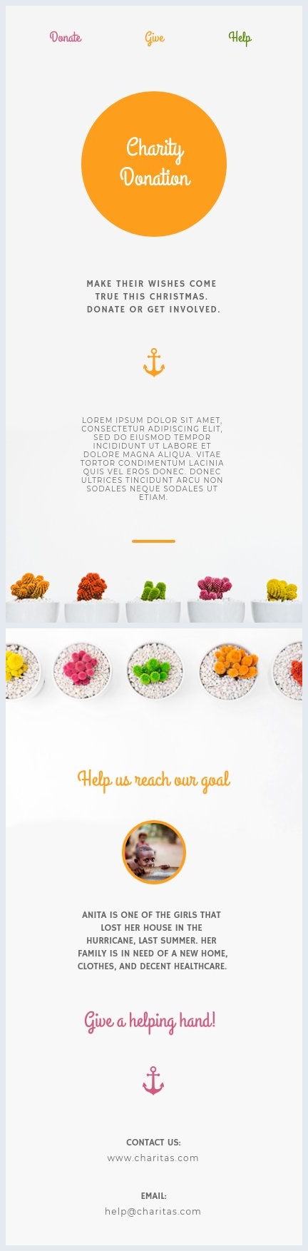 Kostenlose Charity Flyer Vorlage Flipsnack