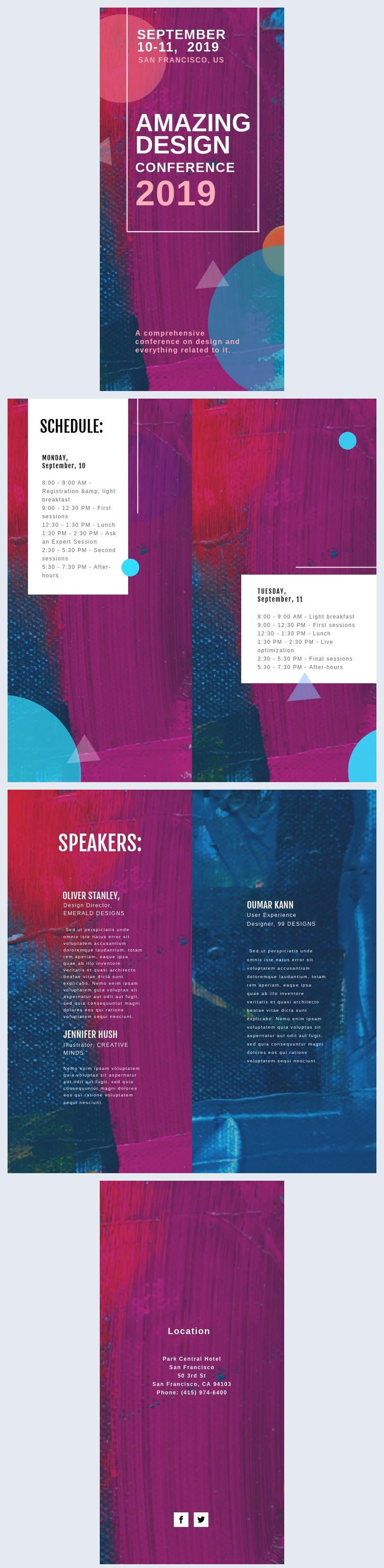 Free: Free Online Conference Program Template - Flipsnack