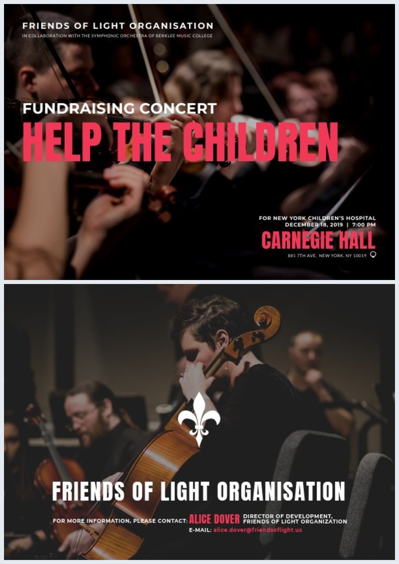 Free: Simple Fundraising Event Program Template - Flipsnack