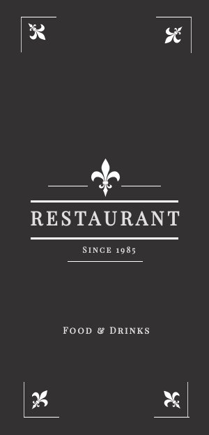 Dining Menu Template