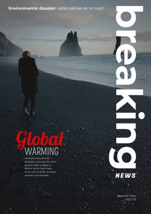 Design de magazine d'informations