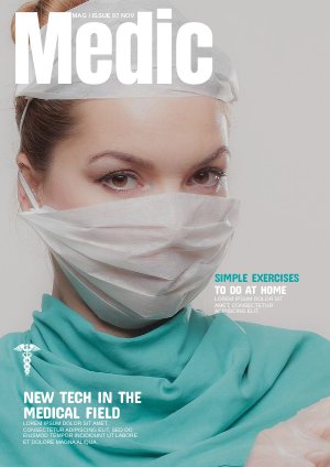 Modèle de magazine médical