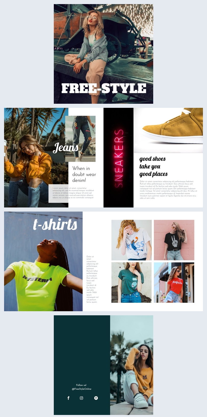 Free Clothing Brochure Template Flipsnack
